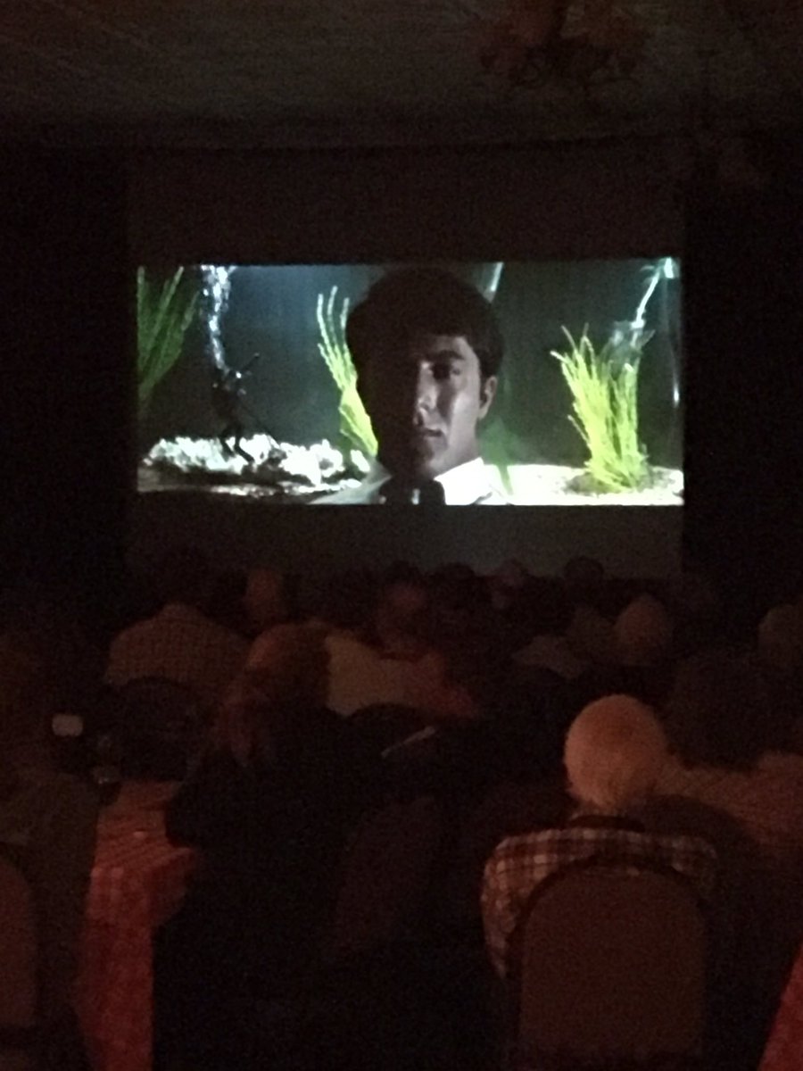 TrueWestFilm's tweet photo. Our 50th anniversary screening of #TheGraduate is underway at #OddFellowsHall. #AVFF2017 #moviestobenefitfirereliefandhealing https://t.co/J6IeTltoEq