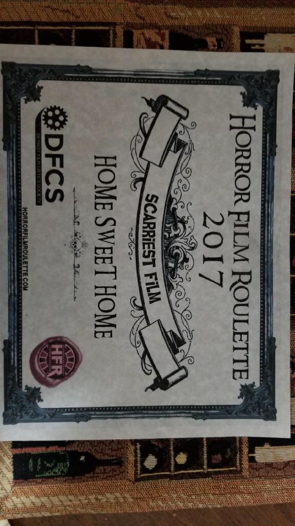 twlk09's tweet photo. Congrats on scariest film at the Horror film roulette 2017!! Check it out! https://t.co/HIiwXwVEsk https://t.co/9sqQhdmSeN