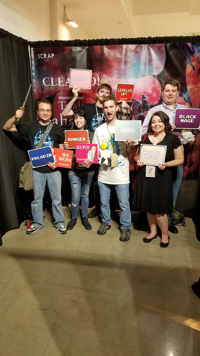 TheSigmaOmega's tweet photo. Me and my friends defeated Bahamut! Such an awesome time, hope we get more! @realegame #SCRAPFF https://t.co/LgfufTNk31
