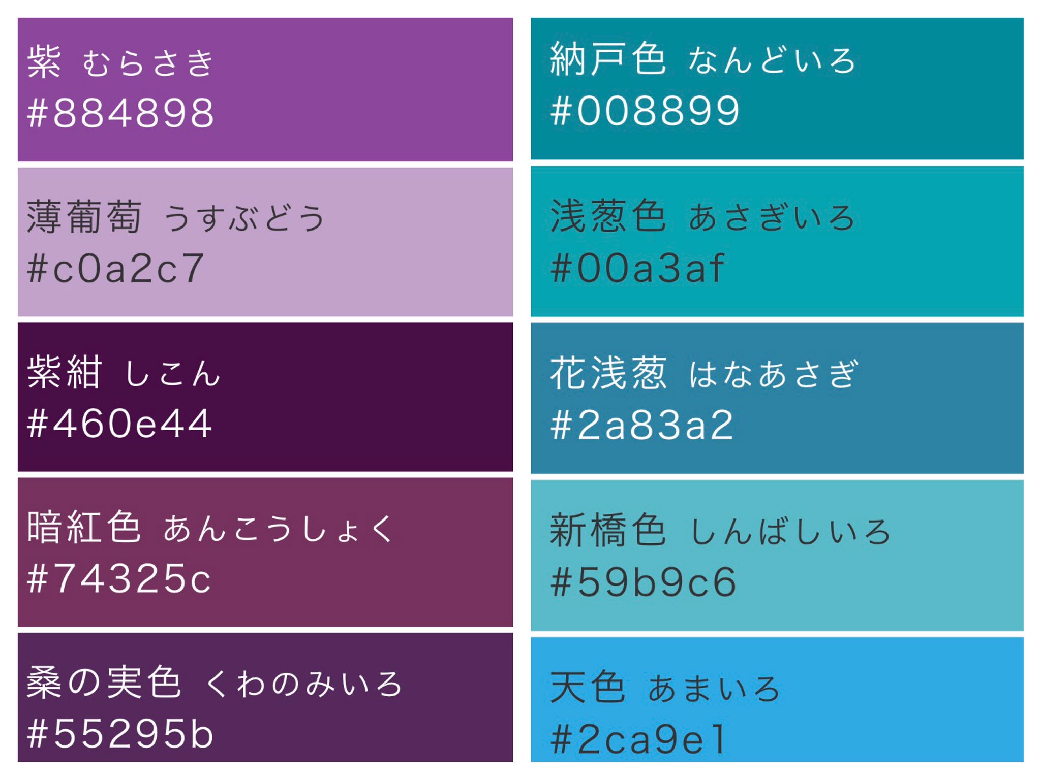 Minmi 日本の伝統色 の紫紺 しこん と浅葱色 あさぎいろ か新橋色 しんばしいろ あたりかな これで晴明神社の境内にも貼ってある 逸話集 の晴明さまに色味が近づいたね T Co Wkg3rputn2 T Co 17ka6zlb7u T Co Fwkxdmd44l