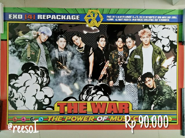 reesoI's tweet photo. [WTS] 
EXO - Poster
✨XOXO
✨Growl
✨Power
harga boleh nego👌
#EXO #WTS #poster #xoxo
#power #growl #posterexo #preloved https://t.co/TAdbIpwsEN