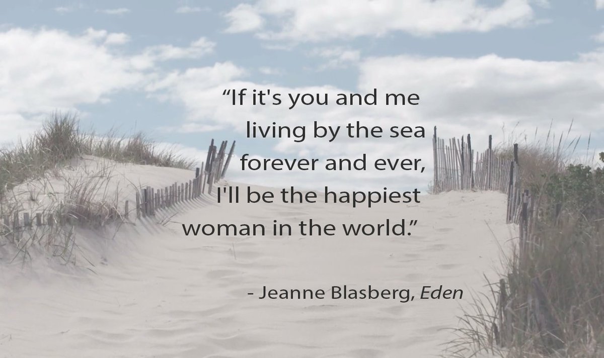 JeanneBlasberg's tweet photo. "If it's you and me living by the sea forever and ever, I'll be the happiest woman in the world." #whenfictioncomestolife #RhodeIsland https://t.co/C9k0JJ8BJd