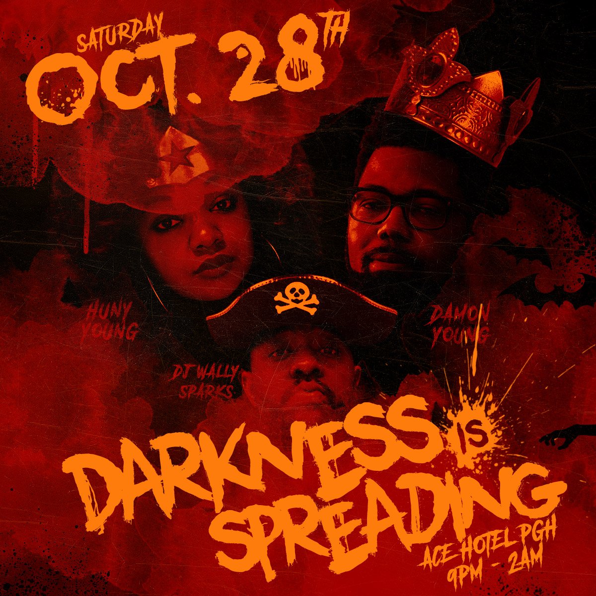 huny's tweet photo. one week to go. ๐๐๐ย #darknessisspreading #halloween2018 cc: @VerySmartBros @djwallysparks https://t.co/Eeg305u9Sr