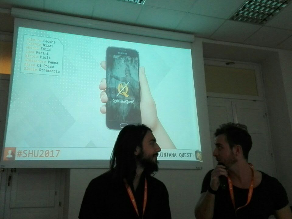 EPietrafesa's tweet photo. #SHU2017 quarto progetto in gara App quintana per categoria applicazioni cc @Csfoligno https://t.co/mdaKLh1oMS
