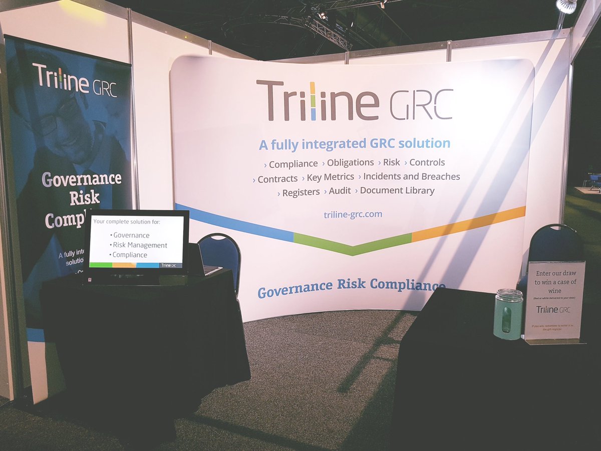trilinegrc's tweet photo. Great start at #coba2017 with the opening cocktail party. Drop by over the next 2 day to check out the leading GRC platform in @trilinegrc https://t.co/e68kgNFk6F