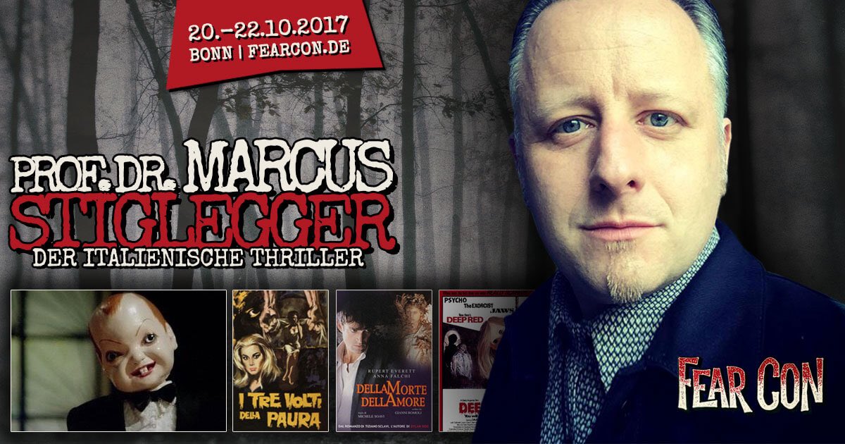 Marcus Stiglegger signiert um 12 Uhr nach seinem Panel an seinem Stand seine Bücher und Filme. Lasst euch das nicht entgehen!