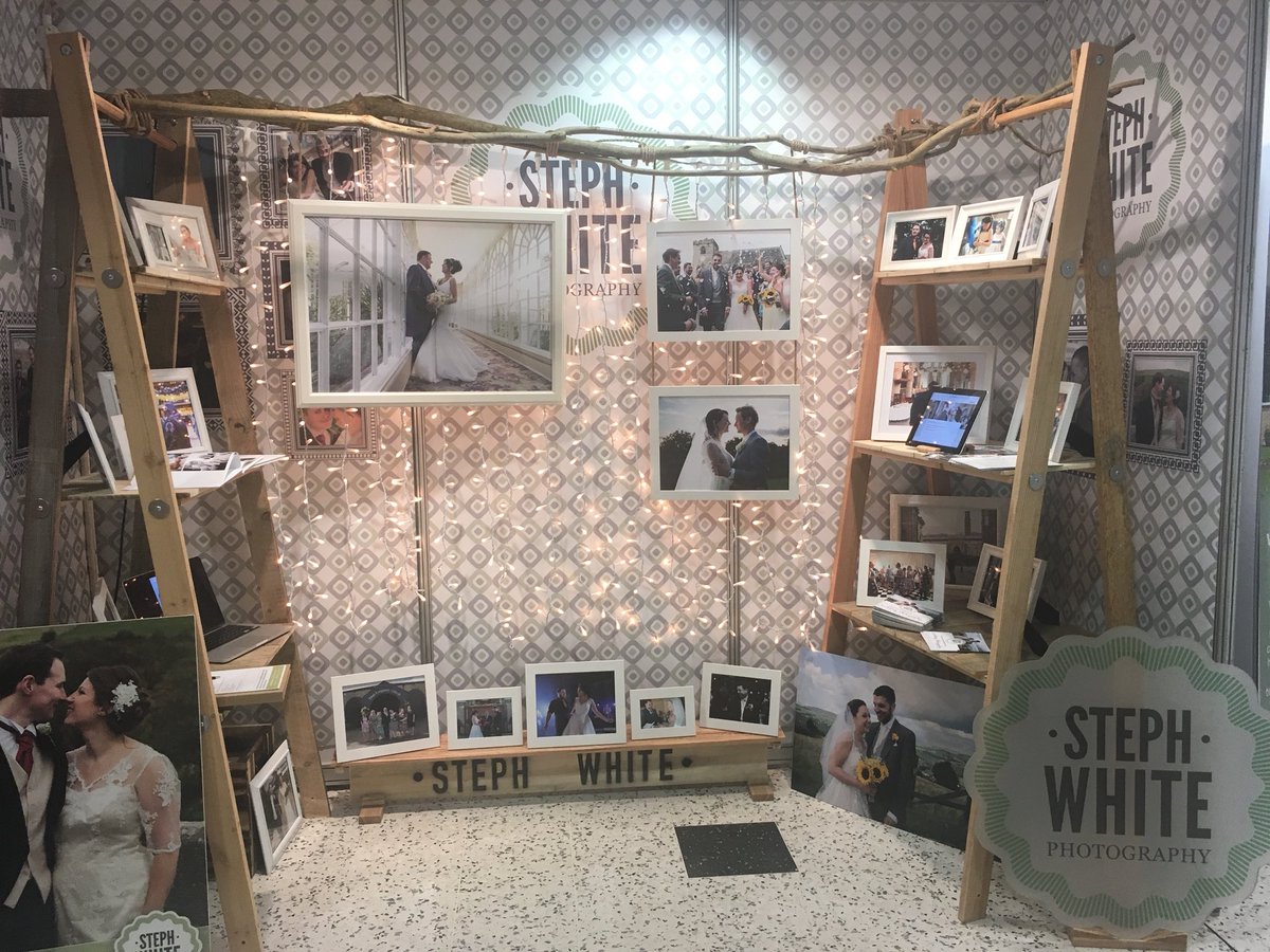 All ready to go at stand 50 @TheUKWeddEvent. Come on by and say hi! #weddingfayre #theukweddingevent <a href="/yorkracecourse/">York Racecourse</a>