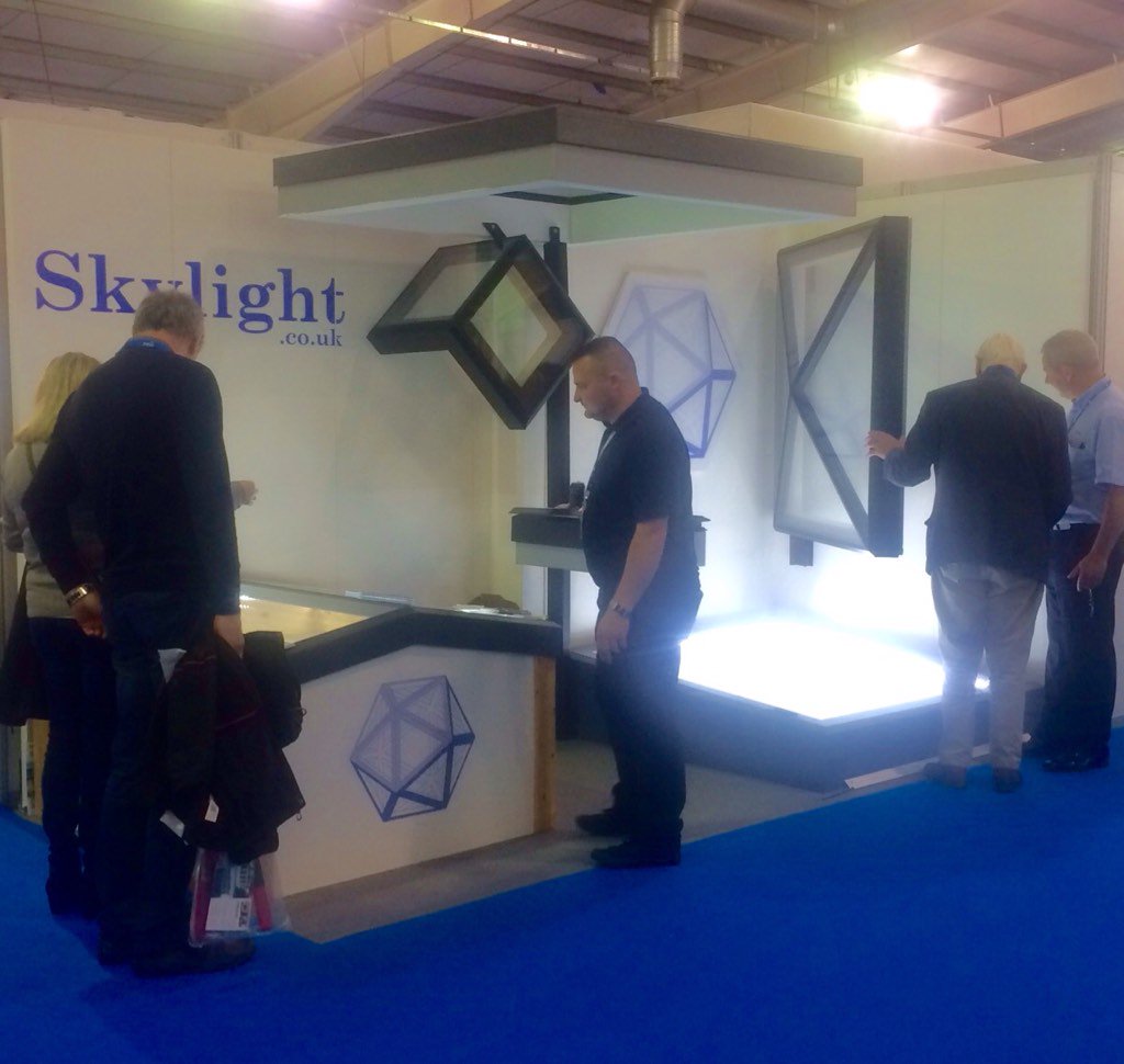 Having big a great weekend in Edinburgh #HBRshow17 #Edinburgh #skylights #skylight