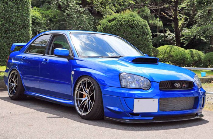 ナンバー移設(バンパー直付け)（スバル インプレッサ WRX STI・GDB）by