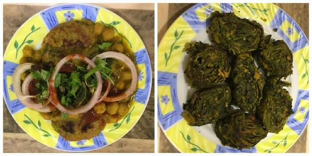 Sonia__Agarwal's tweet photo. #ChholeTikki #GujaratiPatras #SelfMade #Sumptous #SundayBreakfast #FreakingOut #ExcitingHolidays https://t.co/PhxmV3Ump3