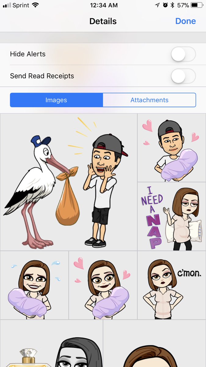 whoaadee's tweet photo. Me and my husband have been all about this baby lately and loving the new  #Bitmoji https://t.co/tMaHT3cdjI