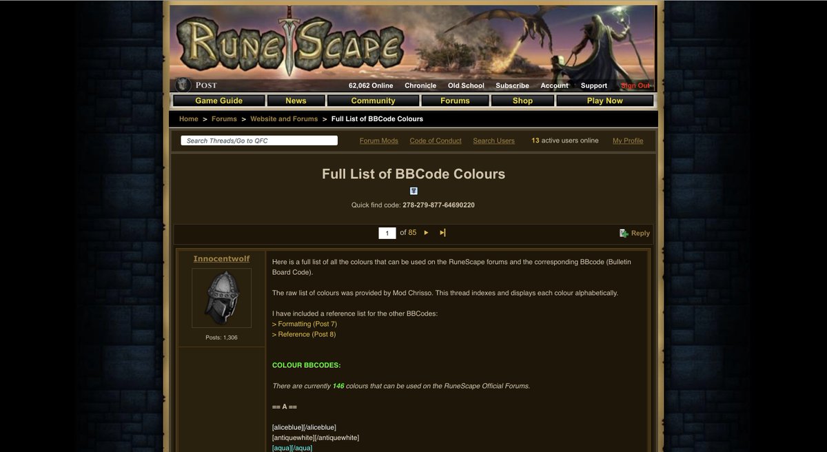 RuneScapeForums's tweet image. Minor tweaks. Once I re-organise the code, it may be ready to go live. @RuneScape #RuneScape #RSOF #Userscript