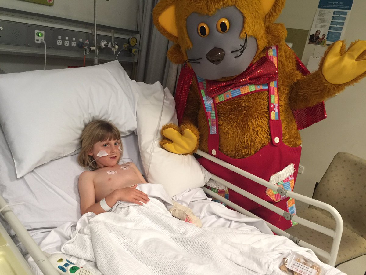 Olivia our Telethon star just took me around her ward @ PMH to meet her friends. Hope you are feeling better soon! <a href="/Telethon7/">Telethon</a> <a href="/SevenPerth/">Channel Seven Perth</a>
