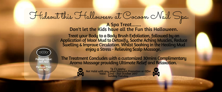 Cocoonnailspa's tweet photo. Hideout this Halloween at Cocoon Nail Spa.
#cocoonnailspa #november #halloween #promo #moormud #relax #healing #massage #detoxify https://t.co/mHSHE5EiWU