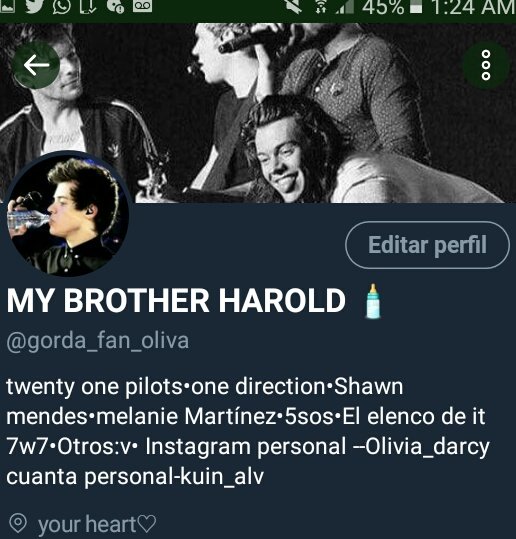 MYBROTHERHAROL's tweet photo. HAGAN ESTO DIOS😍 MY BROTHER HAROLD 
MY BROTHER HAROLD 🍭🍭
@NiallOfficial 
@Harry_Styles 
MY BROTHER HAROLD 
#narryislife alb💖 https://t.co/sy5wyuWrdI