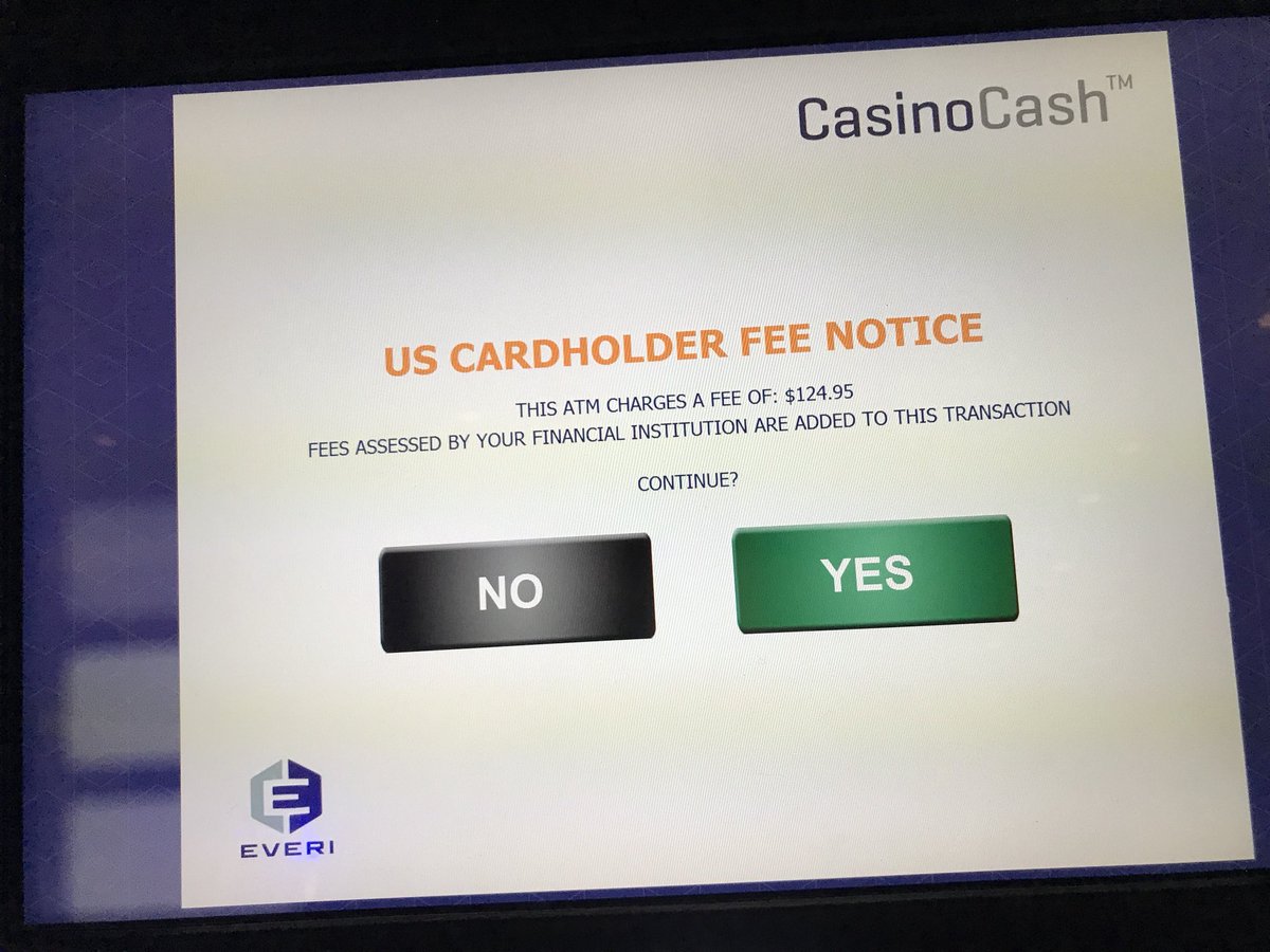 Casino atm fees Casino atm fees