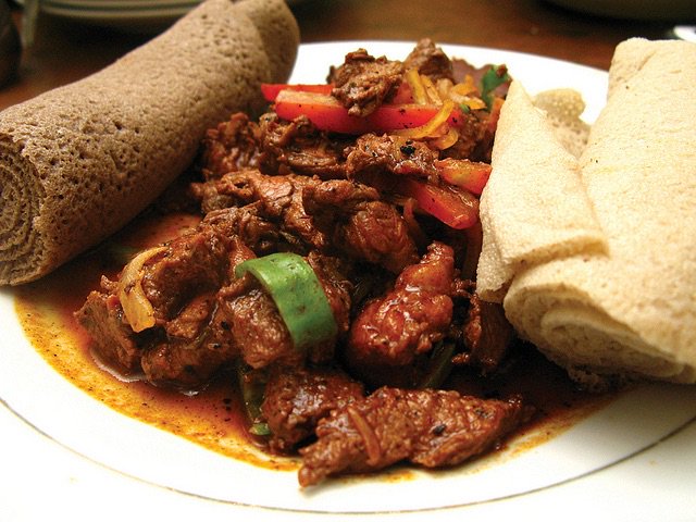FoodInEthiopia1's tweet photo. Pan fried marinated beef with injera. #food #foodie #beef #MarinatedBeef #tibs #injera #EthiopianFood #Ethiopian #Ethiopia https://t.co/h6E5HNm6BD
