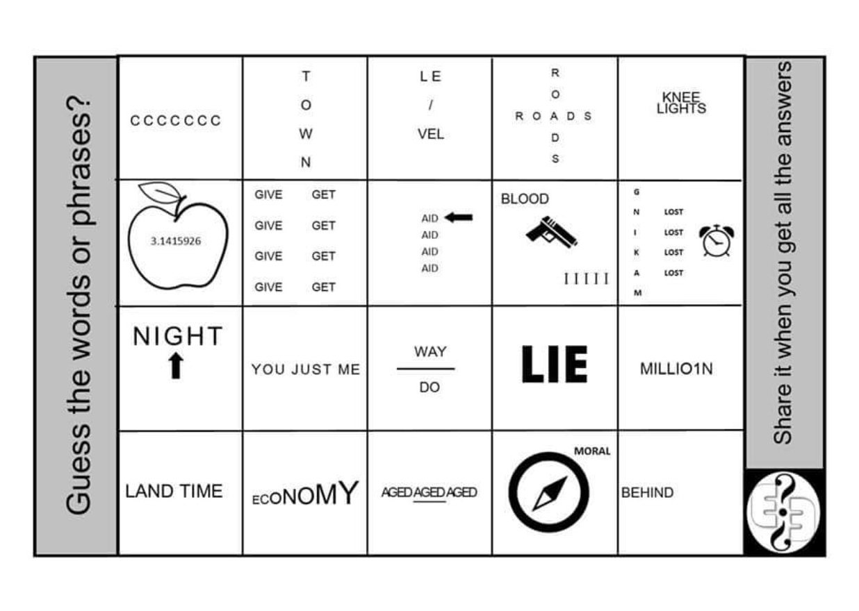 180 Free Printable Rebus Puzzles ESL Vault Rebus Puzzles,, 42 OFF