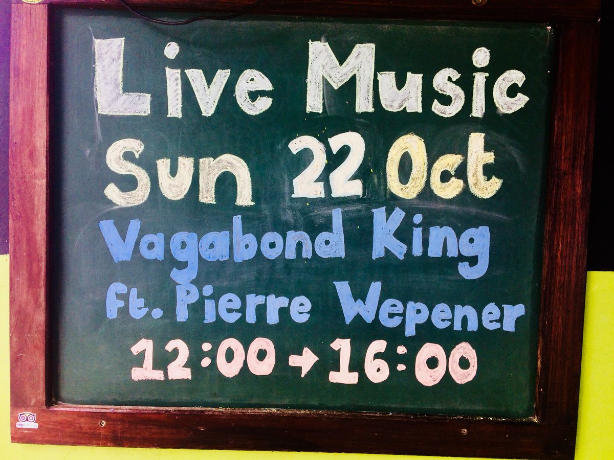 Vagabond King and Pierre Wepener live at the Brewhouse today with some Blues for you guys!
#ChameleonBrewhouse #livemusic