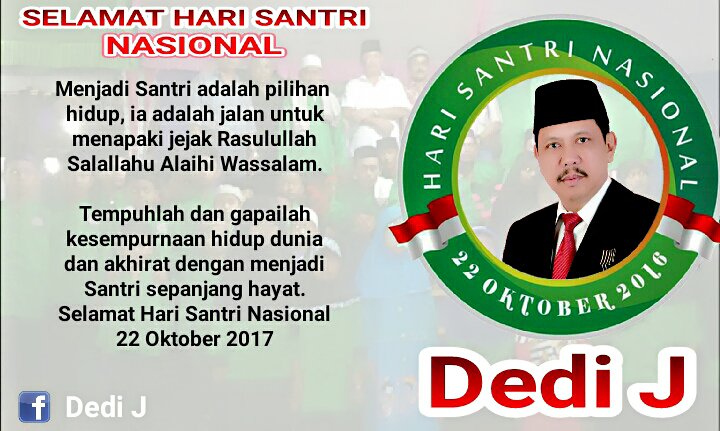 Selamat Hari santri NASIONAL