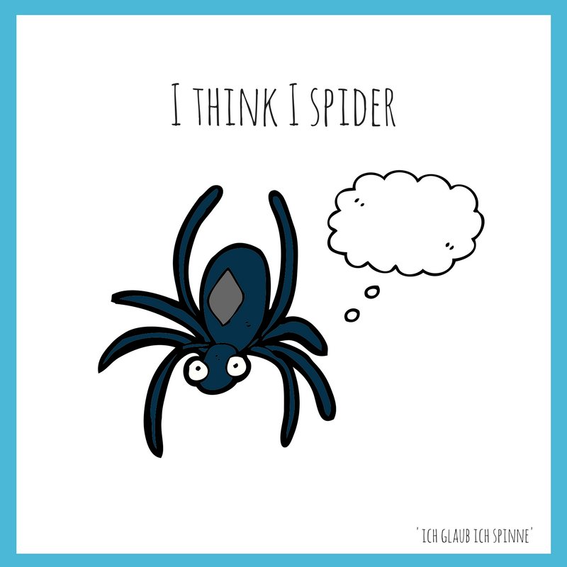 unlockedIntl's tweet photo. Don't get lost in #translation 🕸️🇩🇪😰🕷️
Can you guess this #German #idiom? https://t.co/qrnRtWJxUT  #languages #l10n https://t.co/Op0c9W8i7S