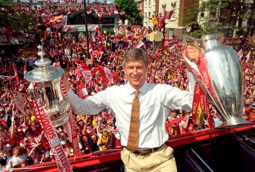    x Premier League       x FA Cup Leader of The Invincibles

Happy Birthday Le Professeur, Arsene Wenger  
