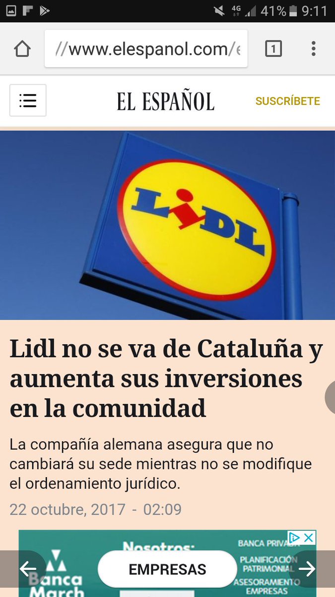 LoQueYoTeDigaes's tweet photo. Otra empresa que apoya a Puigdemont. LIDL. Por favor Retuit. https://t.co/eQdWNS27WD