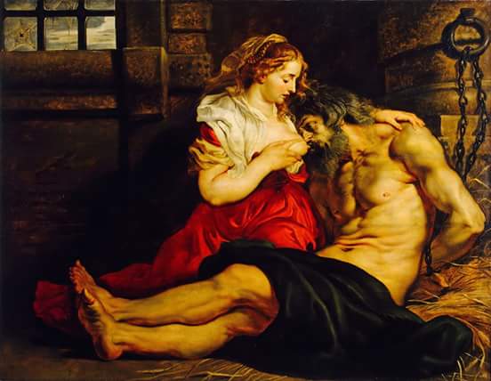 La caridad en Roma. Pedro Pablo Rubens
