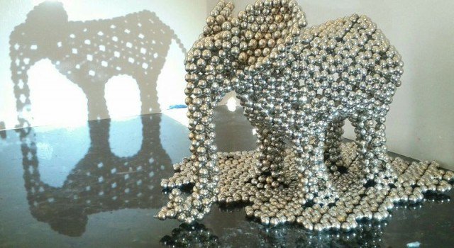 Dotpedia's tweet photo. To this day, this Elephant creation by Damian is one of the most viewed. Amazing!  Check him out https://t.co/6nSJ9VDDg3 #magnets #dotpedia https://t.co/7Wnr5rtETq