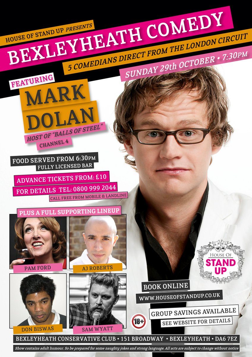 EARLY BIRD TICKETS END TODAY houseofstandup.co.uk/bexleyheath       #bexleyheath #bexley #crayford #sidcup #dartford #welling #erith <a href="/BexleyheathTown/">Enjoy Bexleyheath</a>