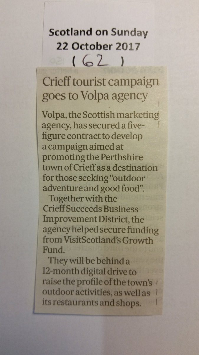 fastpressclips's tweet image. @volpagirl @CunninglyGood #GoodCrieff!