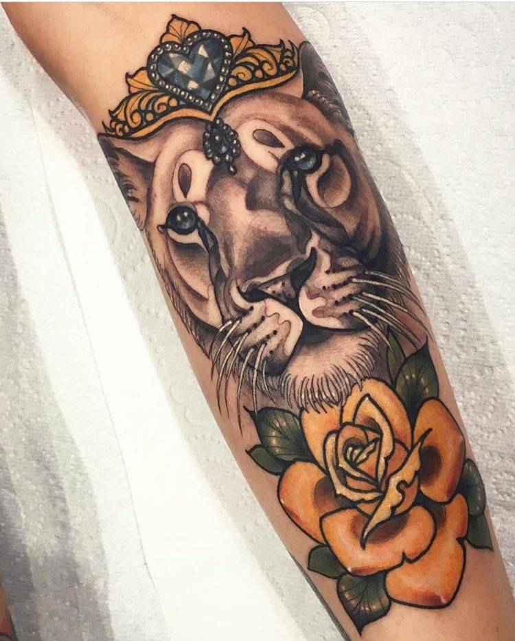 lioness tattoo lioness tattoo