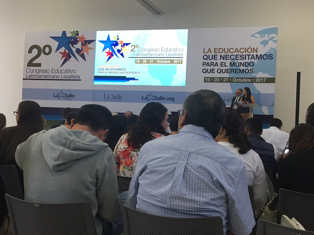 AleSagDiaz's tweet photo. Congreso Educativo Latinoamericano Lasallista #CELL2017 @DeLaSalleBajio https://t.co/SKuiNfadIN