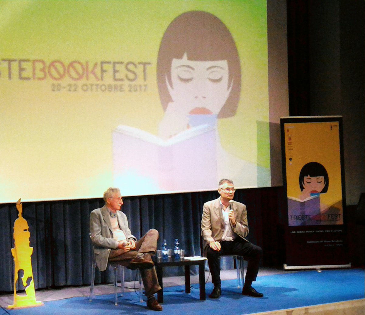 L'ultima giornata è cominciata. Segui la diretta sulla nostra pagina Facebook! Renzo Crivelli parla di Joyce e di teatro. #tbf17 #Trieste