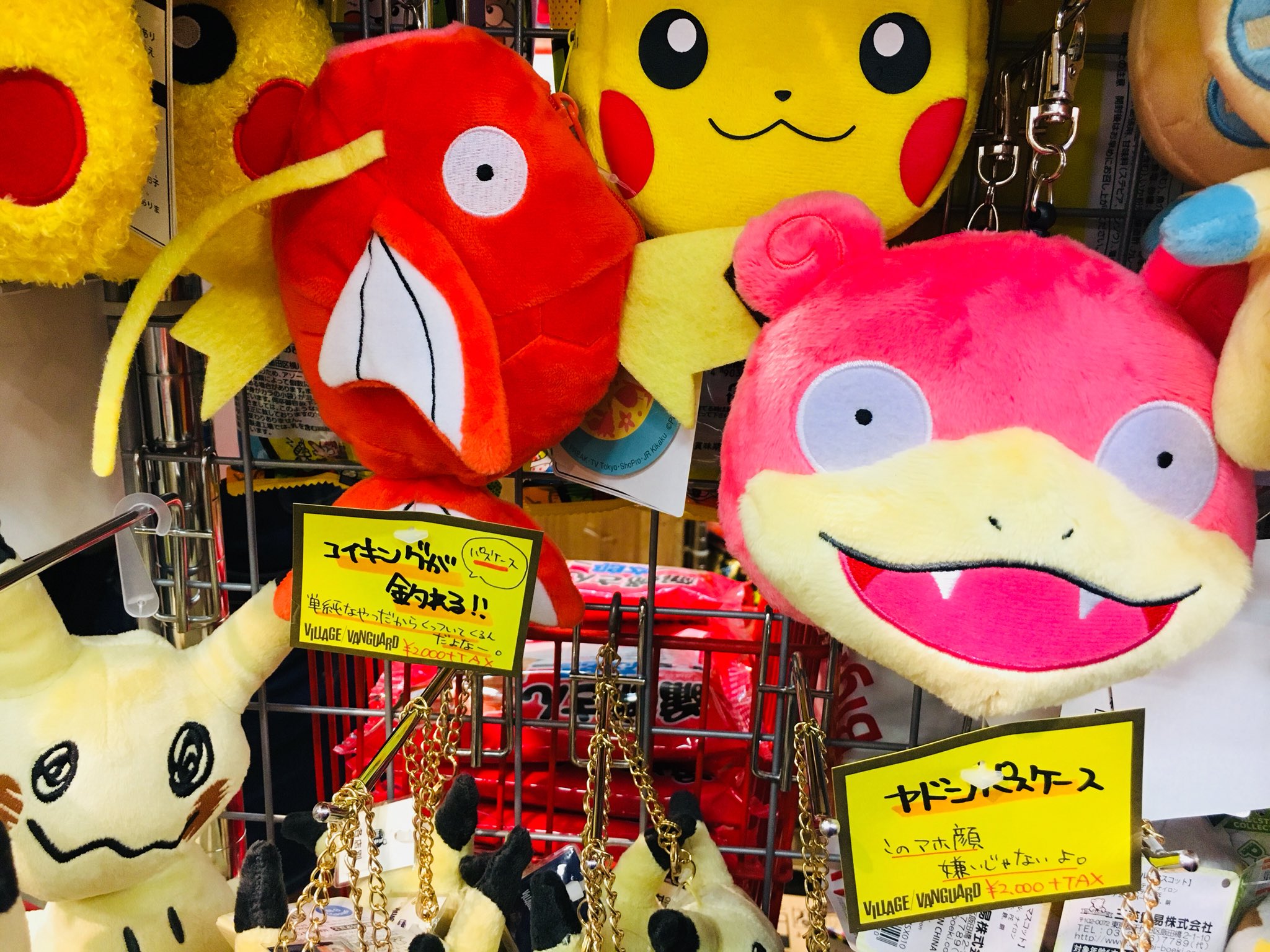 ヴィレッジヴァンガード エアポートウォーク ポケモン コイキング ヤドン パスケース 入荷しました コイキングは釣りみたいに釣れます T Co Zfurmqmxbh Twitter