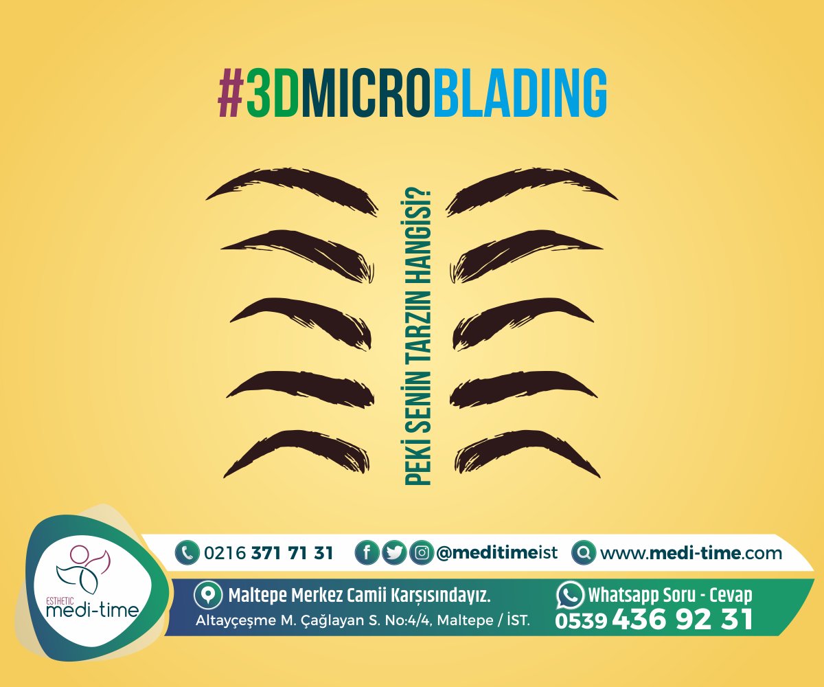meditimeist's tweet photo. Peki senin tarzın hangisi? MediTime Maltepe'ye gel, birlikte karar verelim.
#3dmicroblading #kıltekniği #kaş #kaşkontur https://t.co/xF5TK9WFVY
