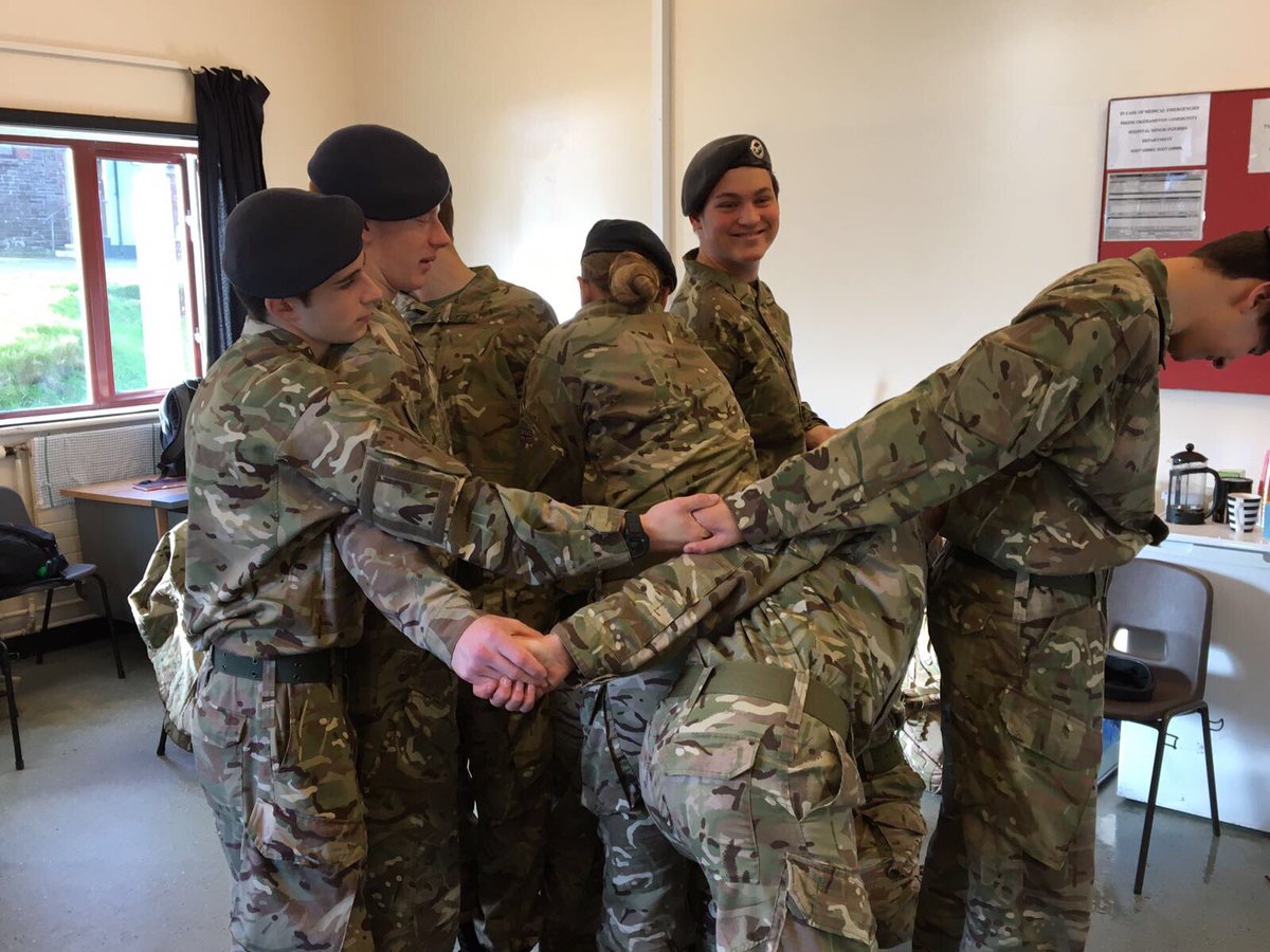 Day One, First Aid, Command tasks, navigation trng and Weapons training. So far... #OK17