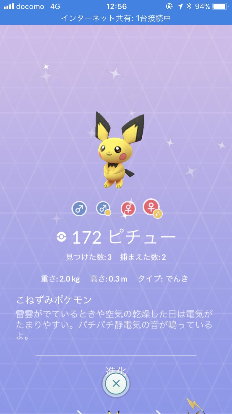 Team せりかれん 家族のポケモン図鑑 こげピチューがあるやないかーい それもオスメス 進化させたら ピカライチュウまで図鑑が埋まる 頼もしい じゃなかったから博士に送ったよ 男前やな 今日 水火雷エが揃っていたので ヘルガーを置き