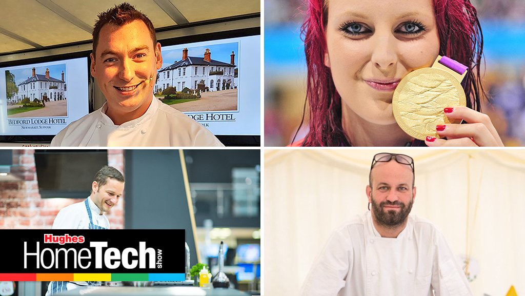 charlieboychef's tweet photo. @HughesDirect @Chefandy85 Incredibly talented chef... And co host of @HughesDirect #HughesHomeTechShow with @CookeryLive https://t.co/yR5ZCbLluu