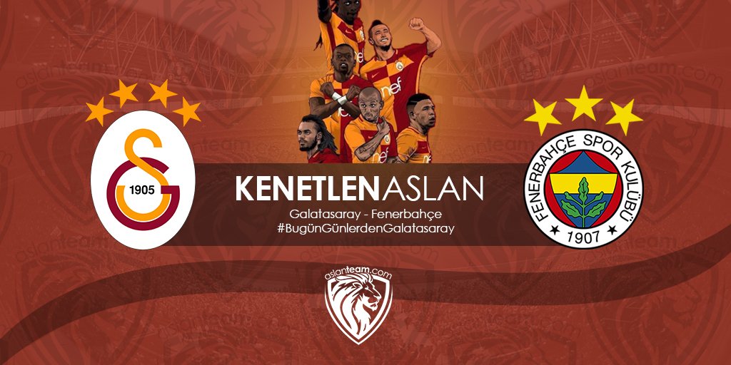 aslanteamcom's tweet photo. Kenetlen Galatasaray! #BugünGünlerdenGALATASARAY #ŞampiyonlukYolunda #galatasaray #Gomis #kenetlen #derbi #GSvFB #SaldırGalatasaray #cimbom https://t.co/2G6Z3nOM69