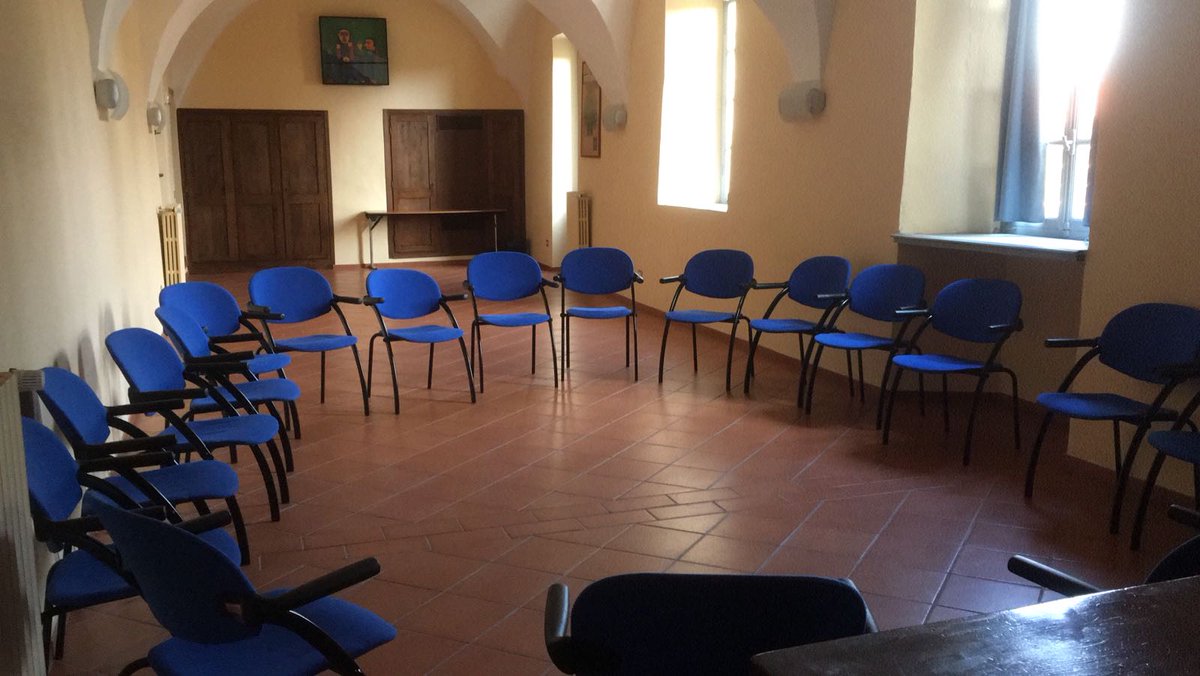 AnemosFormaz's tweet photo. E si comincia il viaggio. Alle 17 iniziamo. #LaSpiritualitáNellaCura #22ottobre #corso #Ecm  #Certosa1515 #Avigliana  #spiritualitá #cura https://t.co/nOPU6HkI8h