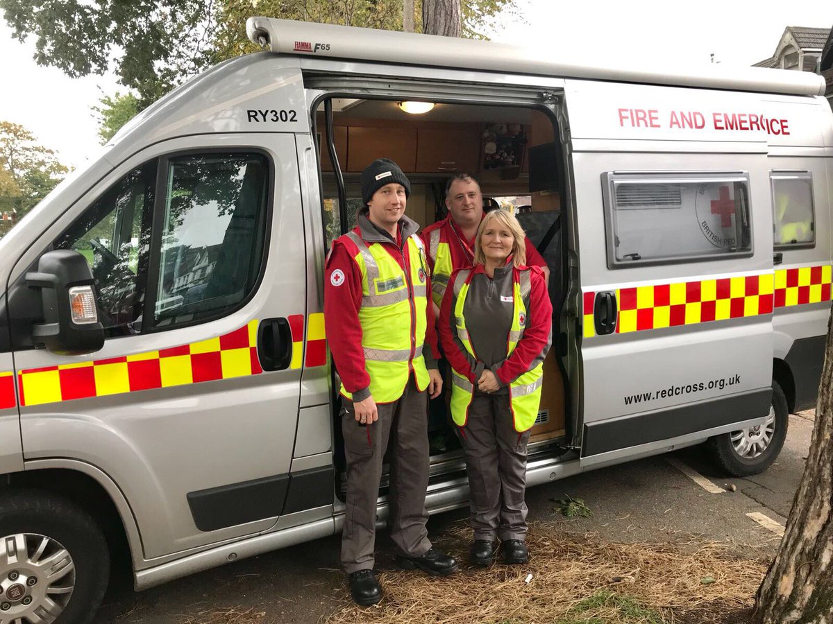 Dorset_ER's tweet photo. @Dorset_ER are continuing to offer support to displaced residents following power outage in Boscombe. #refusingtoignore @RedCrossSouth https://t.co/aP4wURMek1