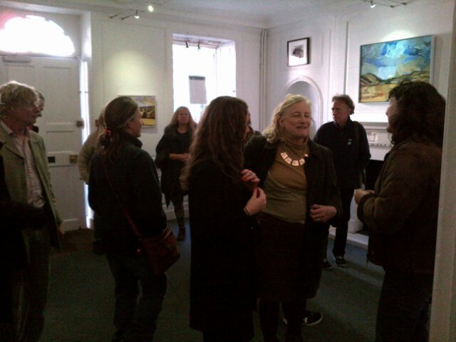 StAnnesLewes's tweet photo. Fantastic crowd in the gallery for Julian's talk about his solo show https://t.co/d9FNqcmdtN