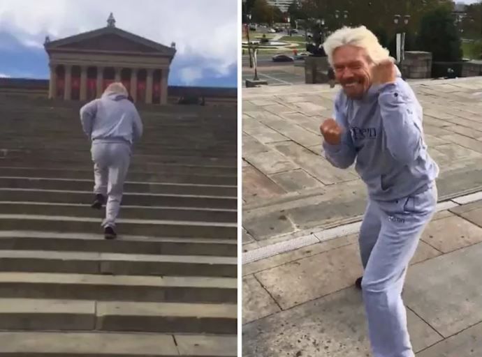 richardbranson's tweet photo. “It ain't about how hard you hit. It's about how hard you can get hit &amp; keep moving forward.” – Rocky https://t.co/EFWUKWHz6i https://t.co/agrErdyCQU