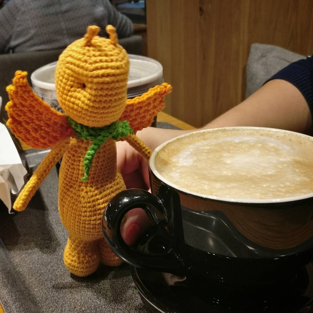 Aunt_Owl_shop's tweet photo. Yellow autumn coffee bug =) #aunt_owl #etsyuk #crochettoy #cavetsy #crochet #bug #autumn #yellow #coffee #coffeetime #crochetbug https://t.co/cdtD2mzaQY