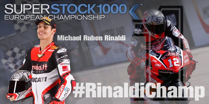 WorldSBK's tweet photo. ๐ @michaelrinaldi_ 2017 FIM Superstock 1000 Champion
#RinaldiChamp https://t.co/1dUkiukKpd