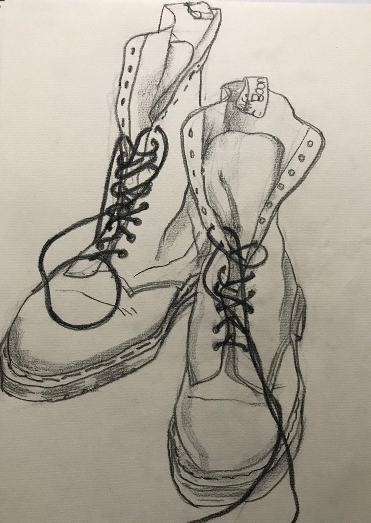 SayocoU's tweet photo. Proudry girl #croquis #sketch #pinkboots #artwork #artoftheday #art  "Rock'n'roll" https://t.co/2rJYtlYEub