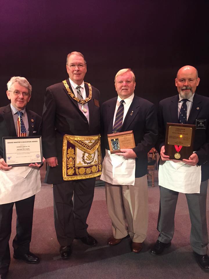 Morrow265's tweet photo. @Morrow265 received two awards at the @GrandLodgeOhio .  One was for the Grand Masters Award.  The second was for Lodge Education. https://t.co/C183AN78tD