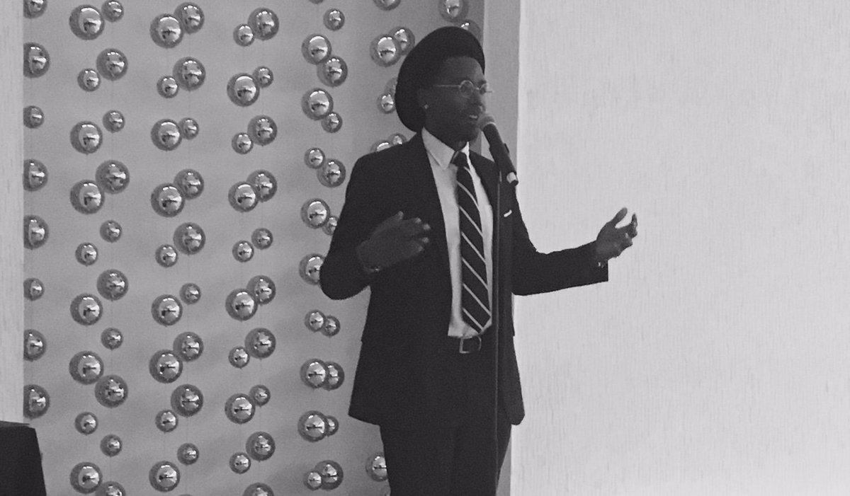 GaultCenter's tweet photo. and without our stories /
we are easily forgotten /
and even easier to disappear / 
@HakimBe THANK YOU for your #activism &amp; art #NJDCSUMMIT https://t.co/hO8OfsiYop