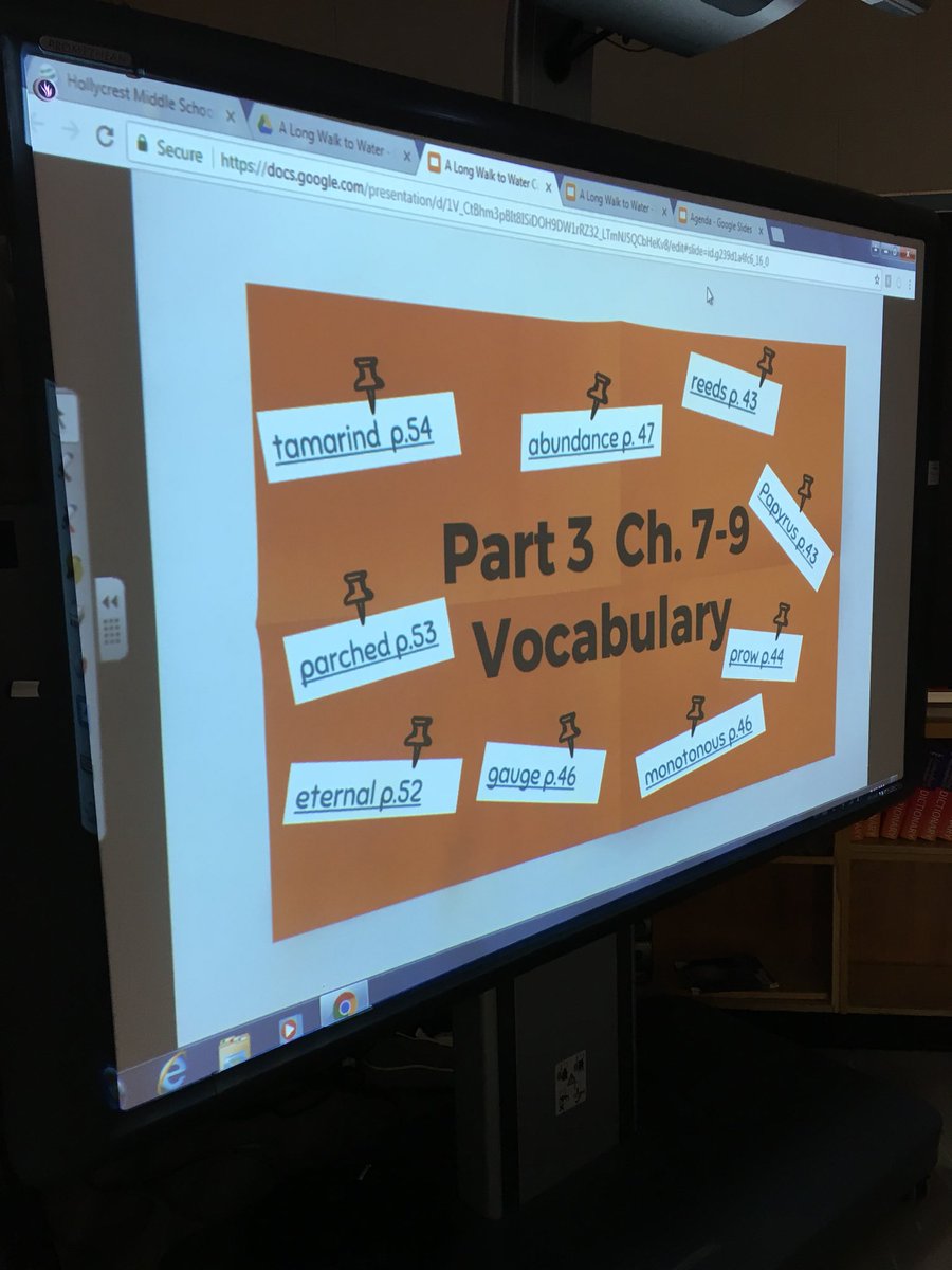 mssuppa's tweet photo. My students were so happy to engage with the vocab using our promethean board! #grawater #GRA2017 @TDSB_Hollycrest https://t.co/VEBmmCOQtO